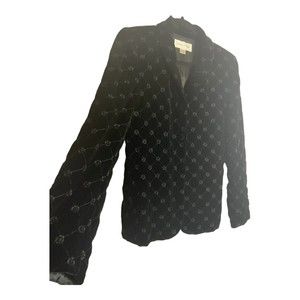Casual Corner Black Vintage Velvet Blazer Sz. 6